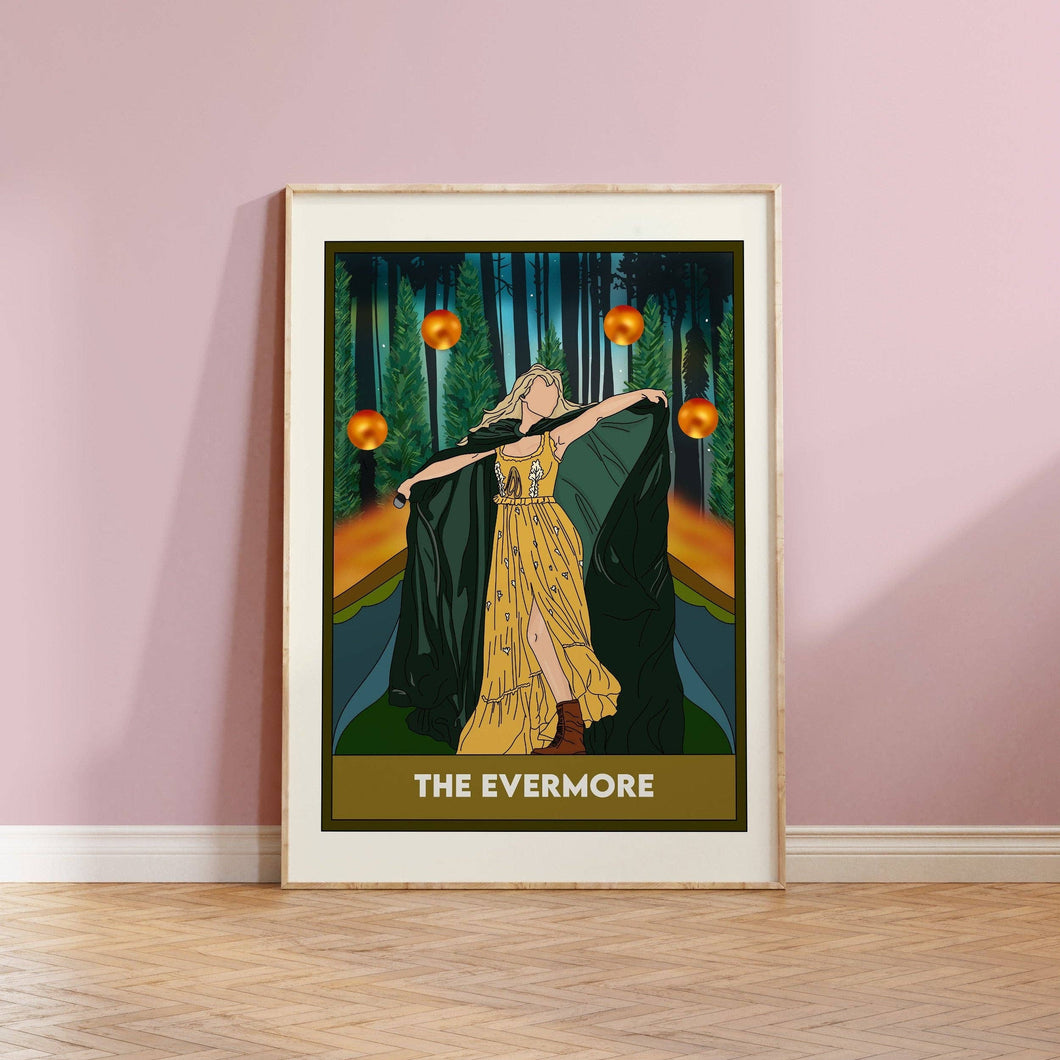 The Evermore Eras Tarot Taylor Swift Print