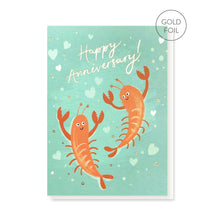 Load image into Gallery viewer, Lobsters Greetings Card
