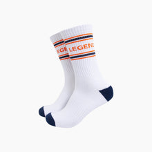 Load image into Gallery viewer, Legend Organic Cotton Sports Socks in White
