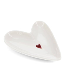 Load image into Gallery viewer, Heart Ceramic Trinket Dish
