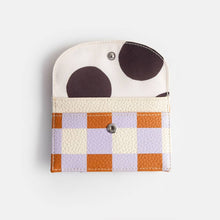 Load image into Gallery viewer, Caroline Gardner Multi Check Cardholder Coin Purse
