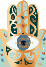 Load image into Gallery viewer, Good Birthday Vibes Greetings Card

