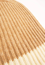 Load image into Gallery viewer, Beige Ribbed Knit Hood
