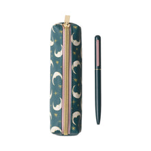 Load image into Gallery viewer, Teal Moon Pen &amp; Pouch Set
