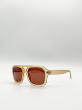 Load image into Gallery viewer, Navigator Sunglasses In Matte Sand
