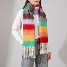 Load image into Gallery viewer, Multi Stripe Scarf
