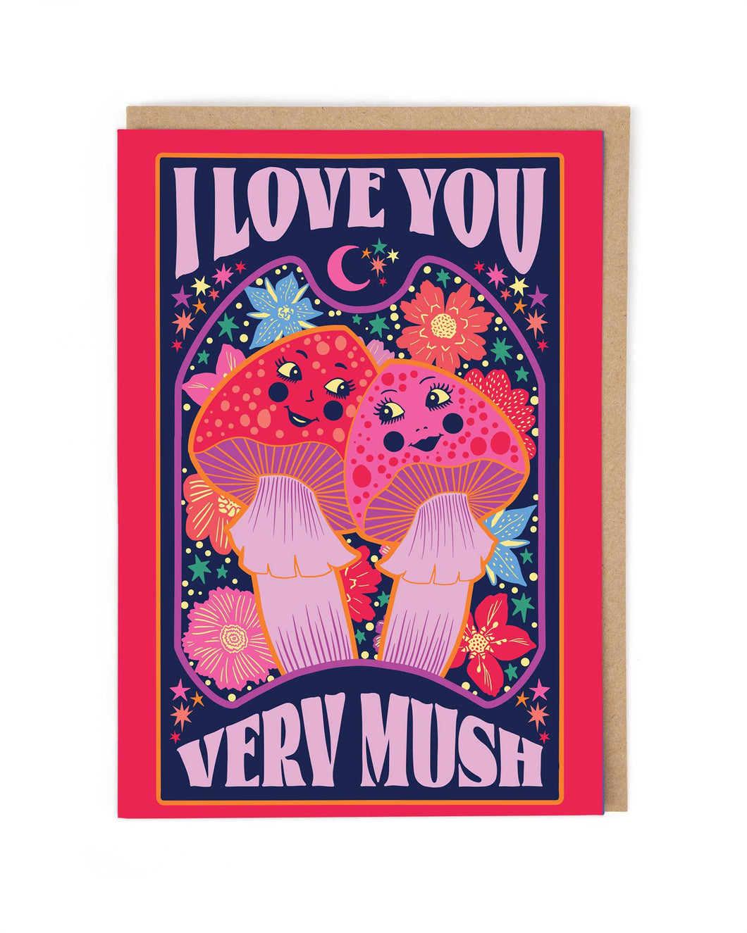 I Love You Very Mush Greetings Card