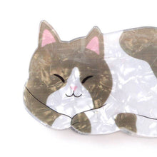 Load image into Gallery viewer, Sleeping Cat Shaped Hair Claw Clamp
