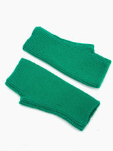 Load image into Gallery viewer, Dylan Green Ribbed Wrist Warmers

