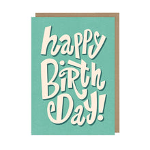 Load image into Gallery viewer, Typography Birthday Greetings Card
