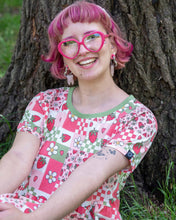 Load image into Gallery viewer, Rebel Romance Strawberry Picnic Stretch Smock Dress
