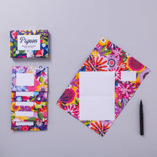 Load image into Gallery viewer, Floral Fantasia Pigeon Pack of 6 Folding Letter Set
