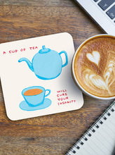 Load image into Gallery viewer, David Shrigley Coaster Cup Of Tea
