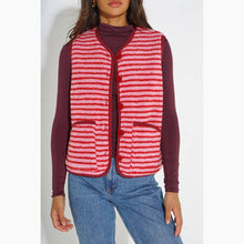 Load image into Gallery viewer, Pink &amp; Red Reversible Gilet

