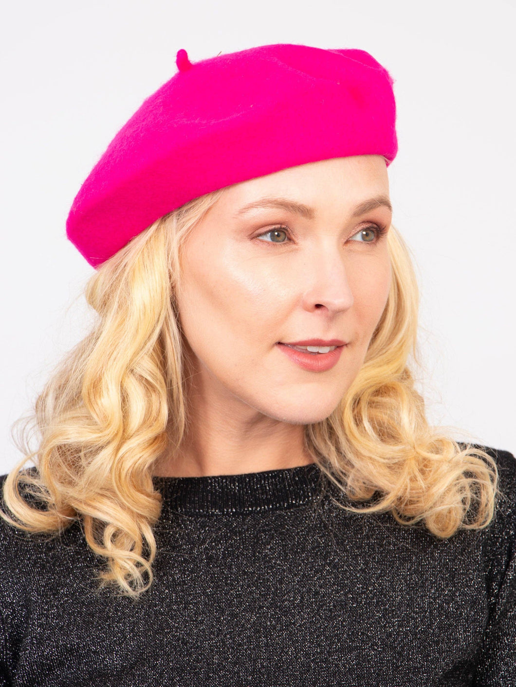 Amelie Fuchsia Classic Beret