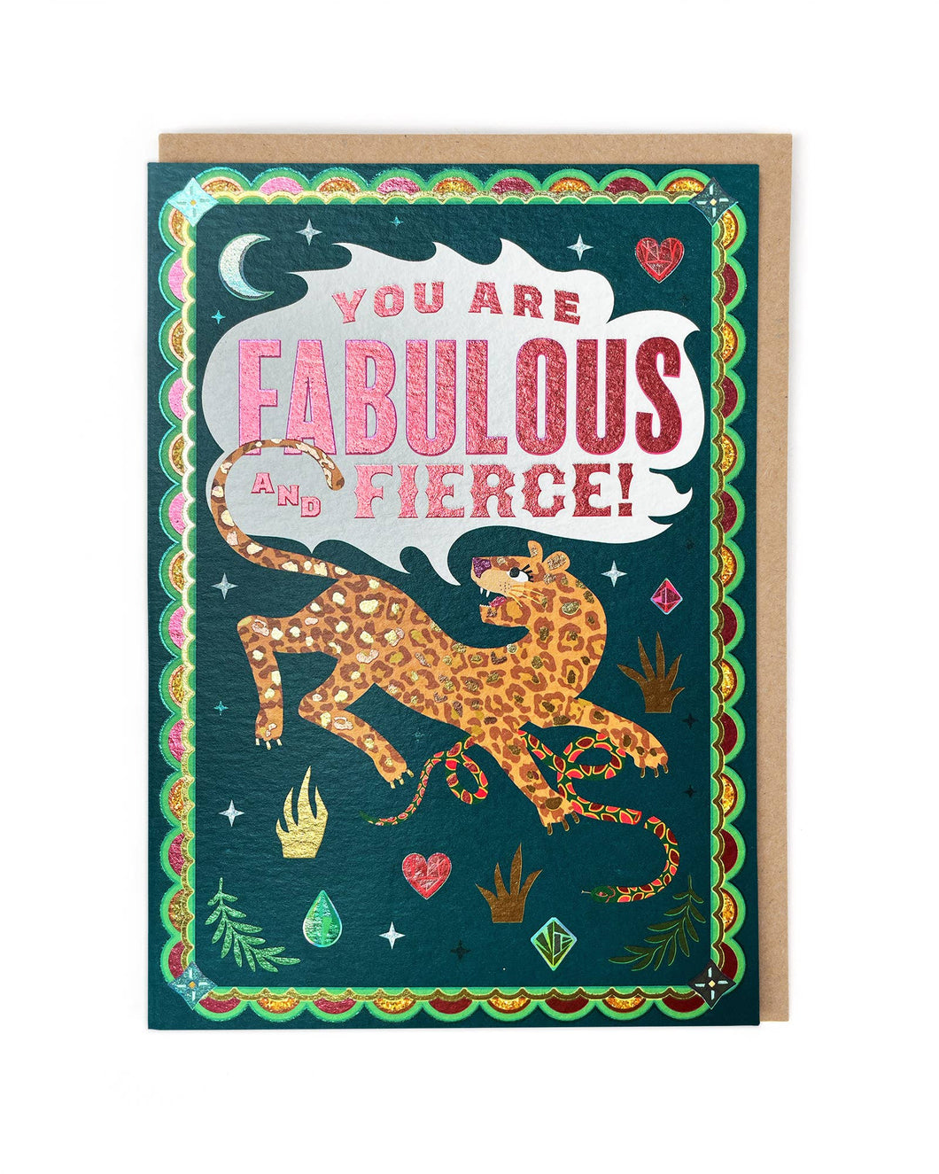 Fabulous and Fierce Greetings Card