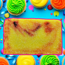 Load image into Gallery viewer, Birthday Cake Sundae Handmade Foaming Sugar Scrub Bar

