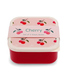 Load image into Gallery viewer, Set of 3 Cherries Snack Boxes
