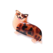 Load image into Gallery viewer, Corgi Shaped Hair Claw Clamp
