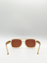 Load image into Gallery viewer, Navigator Sunglasses In Matte Sand
