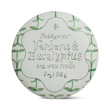 Load image into Gallery viewer, Paddywax Tulip Verbena &amp; Lemongrass Tin Candle
