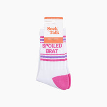 Load image into Gallery viewer, Spoiled Brat Organic Cotton Sports Socks in White
