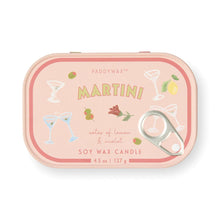 Load image into Gallery viewer, Paddywax Bistro Martini Tin Candle
