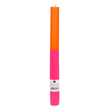 Load image into Gallery viewer, Orange &amp; Pink Straight Dinner Candles
