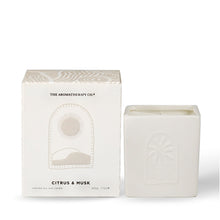 Load image into Gallery viewer, The Aromatherapy Co. Sunned Citrus &amp; Musk Candle
