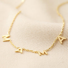 Load image into Gallery viewer, Gold Mama Charm Necklace
