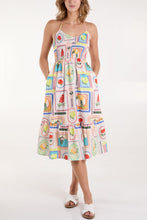 Load image into Gallery viewer, Fruit Print Halter Neck Dress
