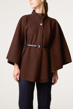 Load image into Gallery viewer, Funnel Neck Belted Cape
