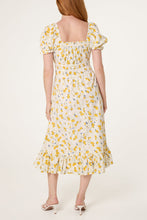 Load image into Gallery viewer, Ditsy Floral Milkmaid Midi Dress
