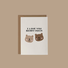 Load image into Gallery viewer, I Love You Beary Much Greetings Card
