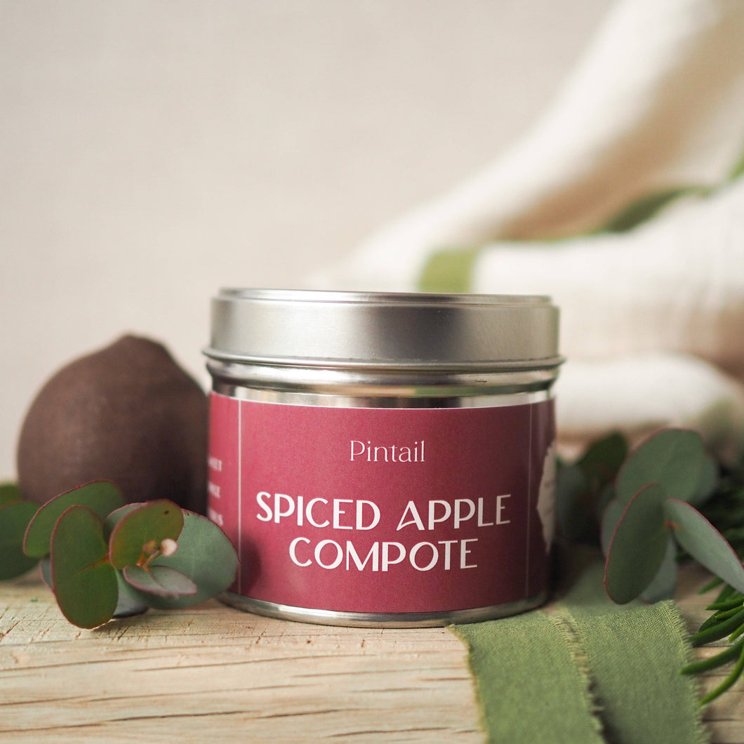 Spiced Apple Compote Scented Candle Tin