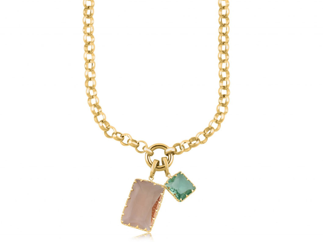Gold Cosette Belcher Chain Necklace