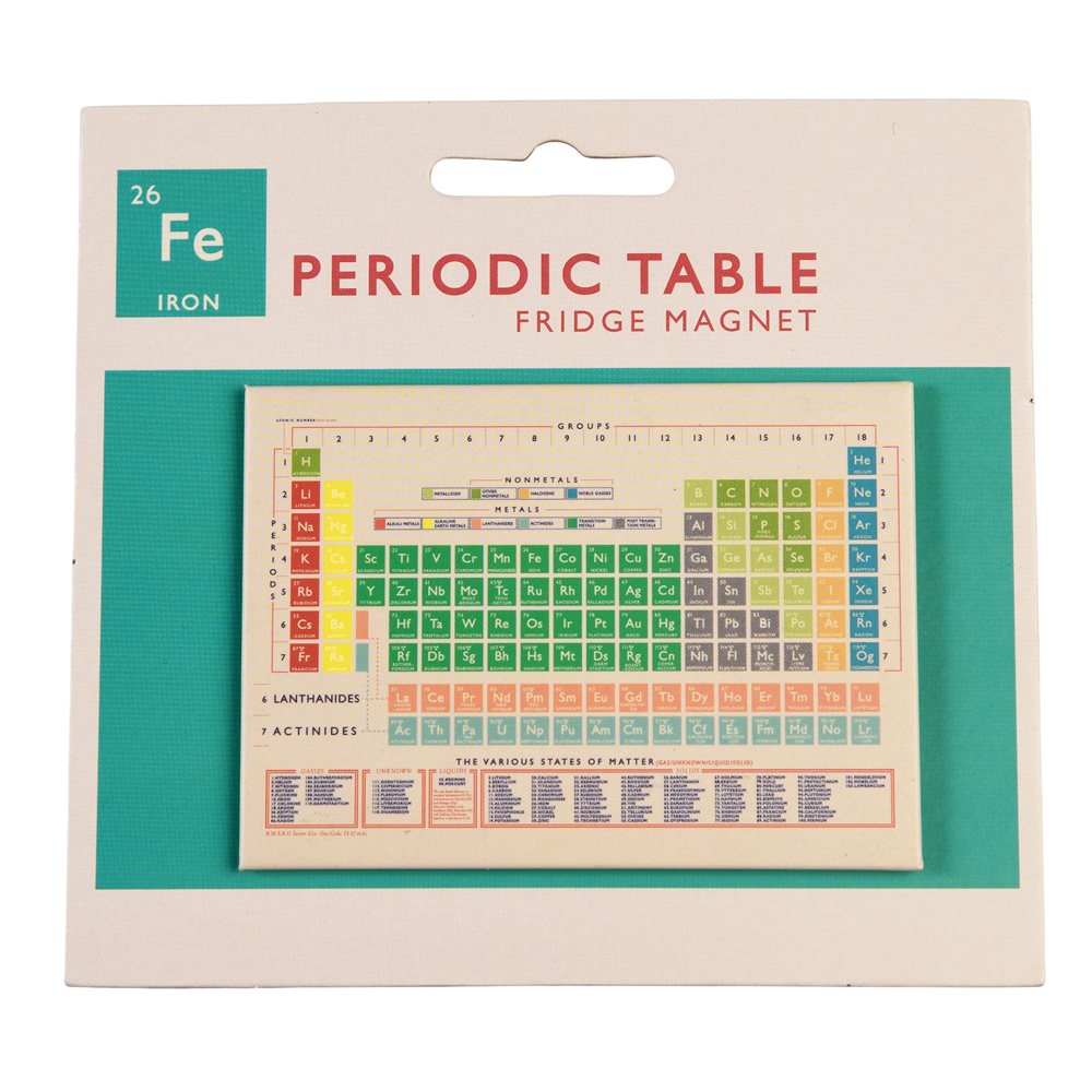 Periodic Table Fridge Magnet