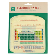 Load image into Gallery viewer, Periodic Table Set of 3 Reusable Snack Bags
