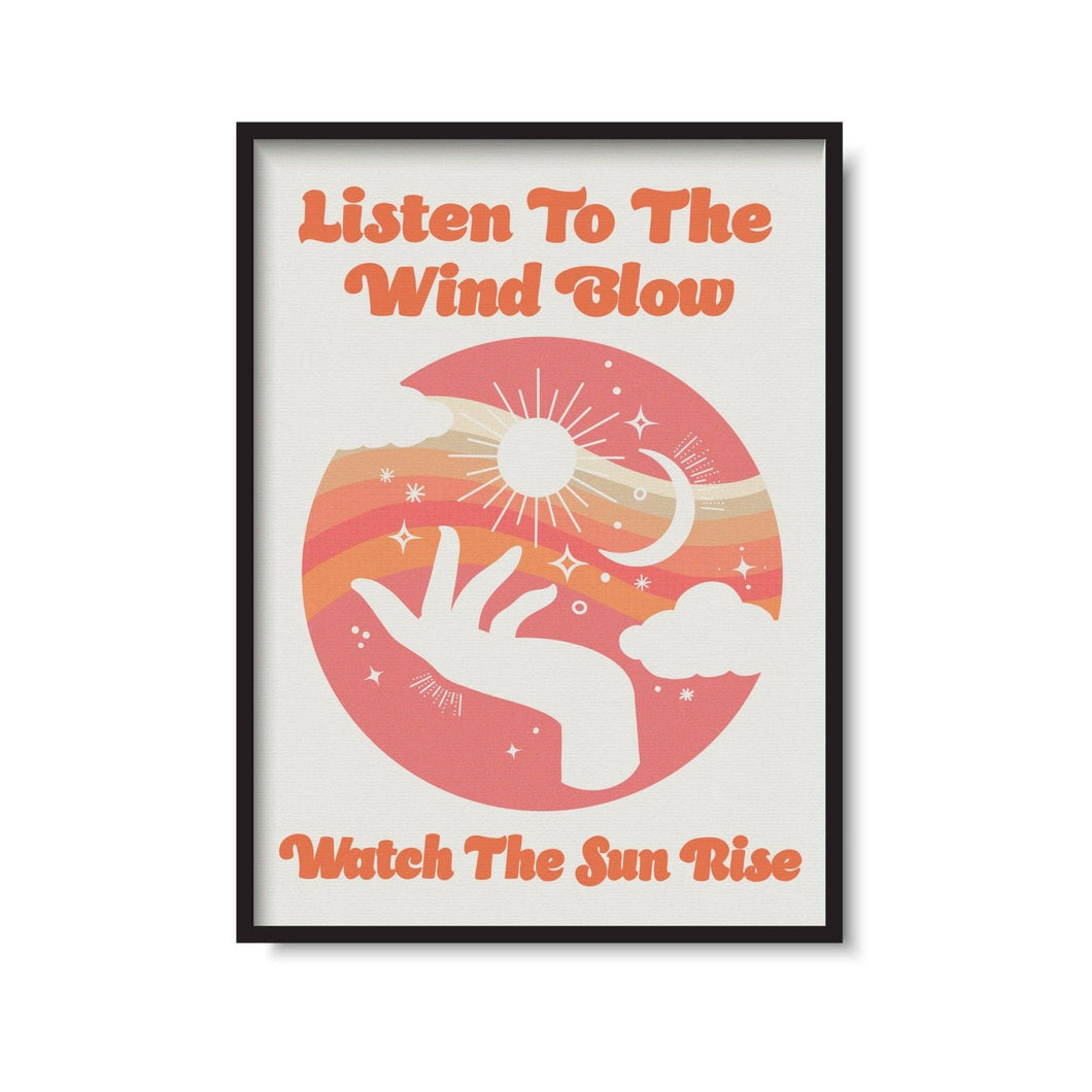 'Listen To The Wind Blow' Music Print