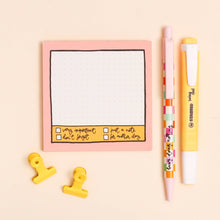 Load image into Gallery viewer, Pink Grid Memo Pad
