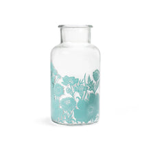Load image into Gallery viewer, Poppy Pattern Glass Vase
