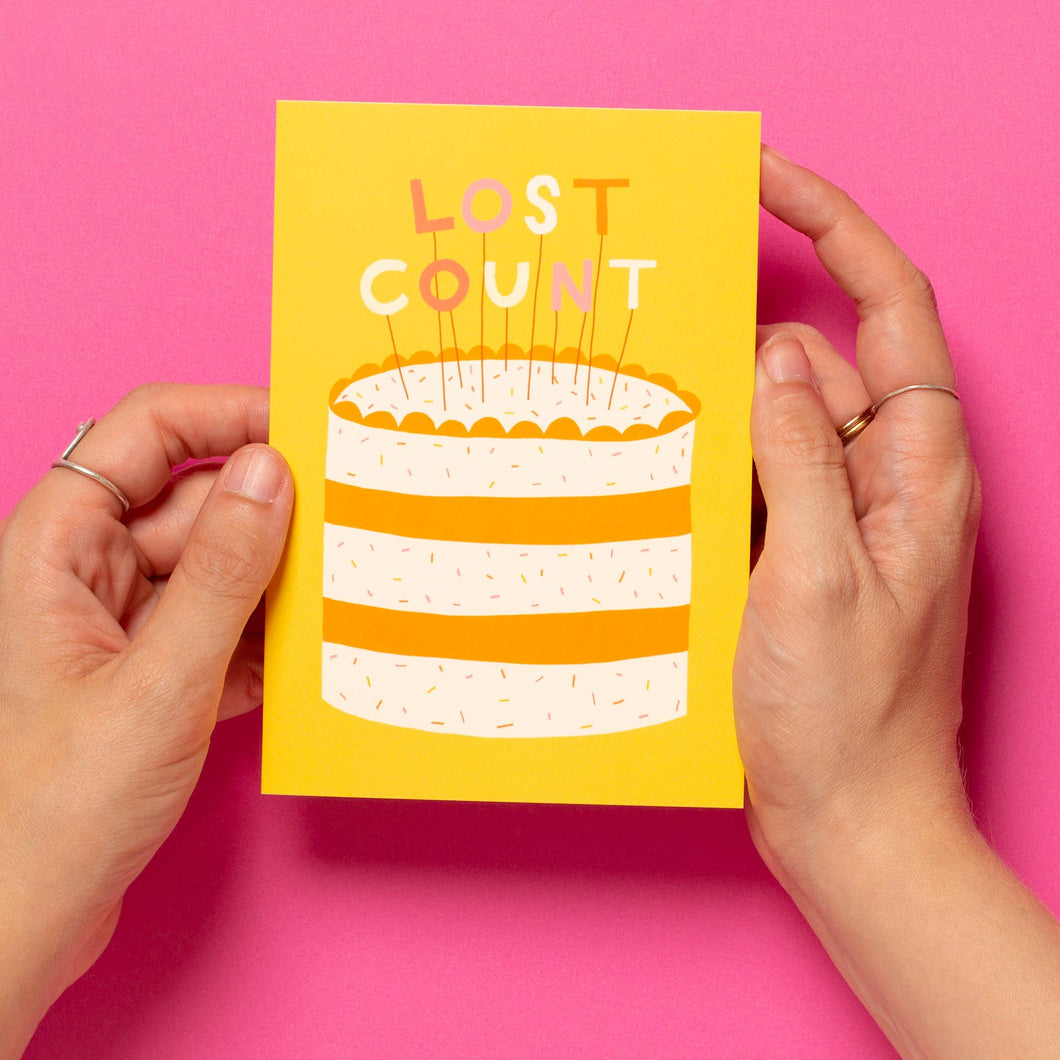 Lost Count Greetings Card
