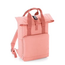 Load image into Gallery viewer, Blush Pink Roll Top Backpack
