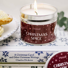 Load image into Gallery viewer, Christmas Spice Scented Candle Tin
