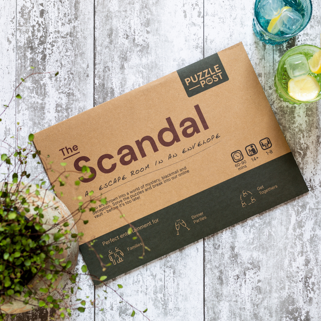 Escape Room in An Envelope: The Scandal Dinner Party Game