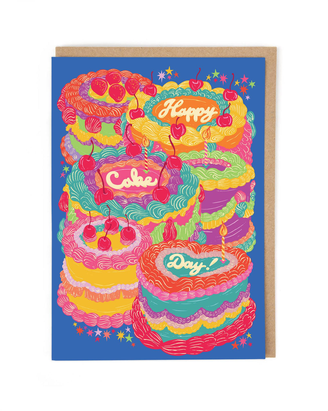 Happy Cake Day Greetings Card