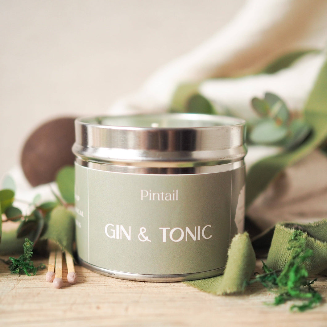 Gin & Tonic Scented Candle Tin