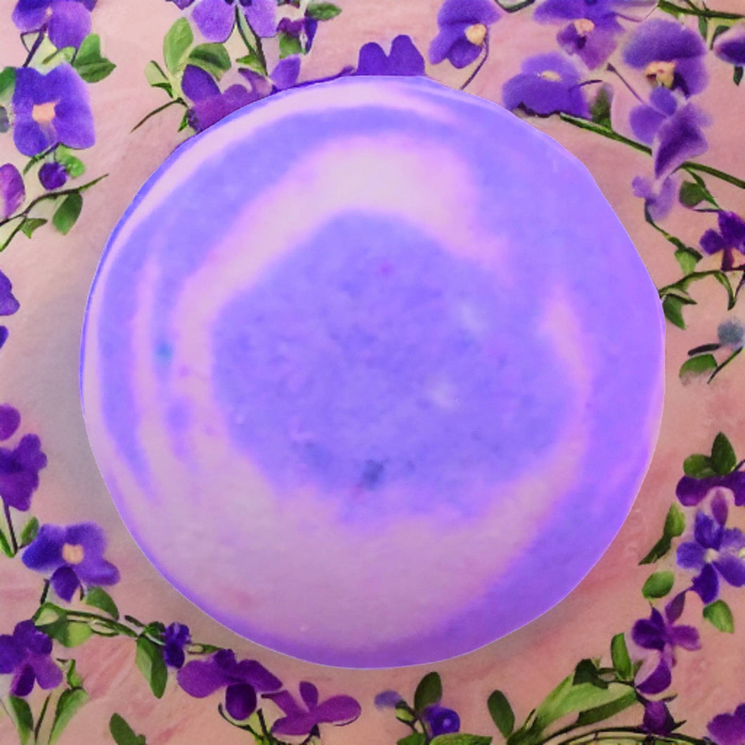 Victorian Parma Violet Handmade Bath Bomb