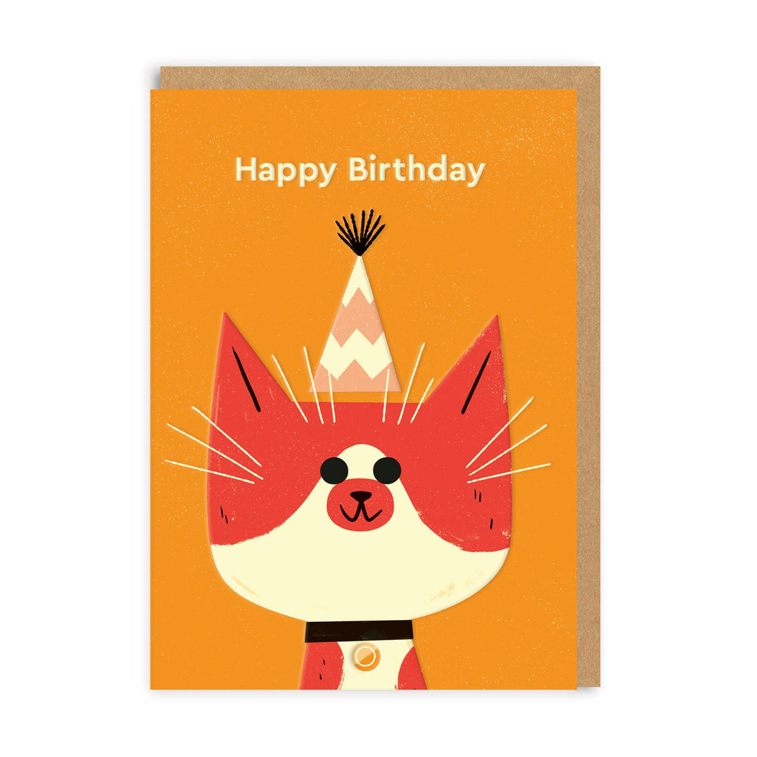 Birthday Cat Greetings Card