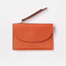 Load image into Gallery viewer, Orange &amp; Rose Gold Cardholder Coin Purse
